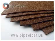 NITRILE CORK fine grain PIPE WIPERS